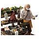 Animated nativity scene, fishmonger 14 cm s2