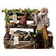 Movimento presepe pescivendolo 14 cm s4