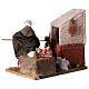Animated nativity scene figurine, baker 12 cm s3