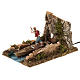 Statua presepe in movimento barcaiolo 10 cm s3