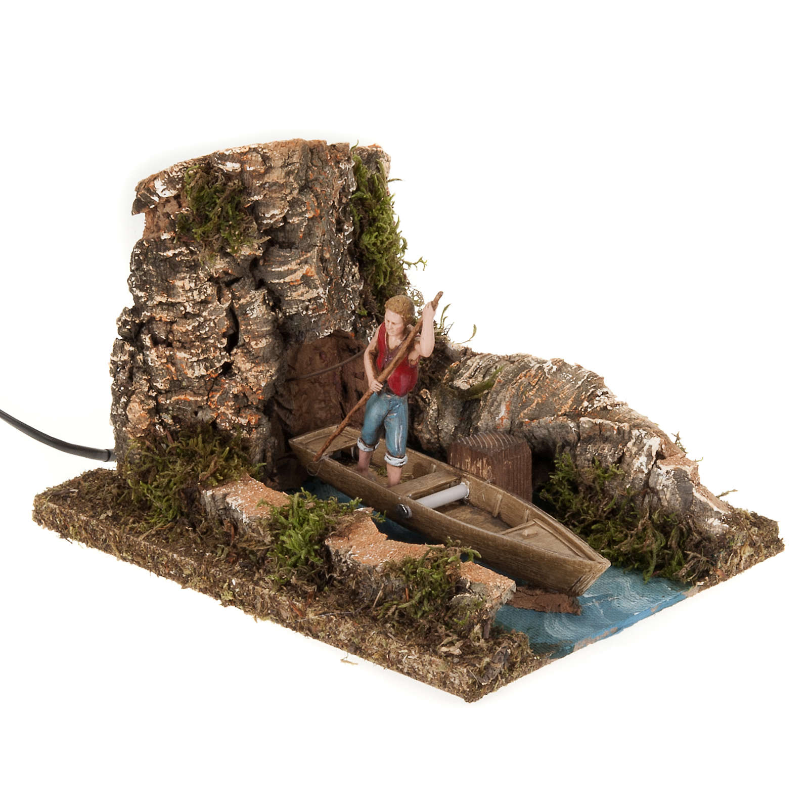 Animated nativity scene, boatman | online sales on HOLYART.com