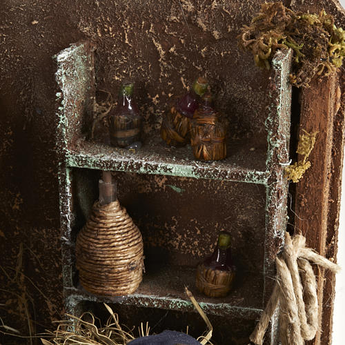 Animated Nativity scene set, chair repairmen 12 cm 3