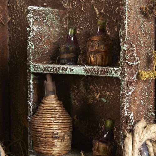 Animated Nativity scene set, chair repairmen 12 cm 6