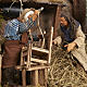Animated Nativity scene set, chair repairmen 12 cm s2