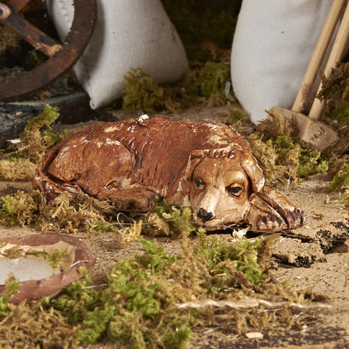 Santon animé, menuisier milieu crèche 14 cm 8