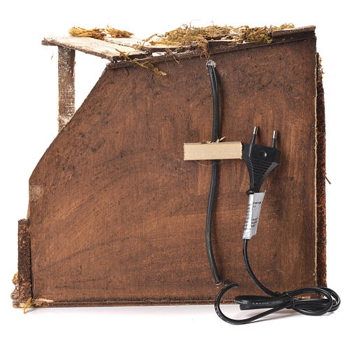 Santon animé, menuisier milieu crèche 14 cm 20