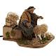 Animated Nativity scene figurine, sheep shearer, 14 cm s2