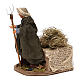 Animated Nativity scene figurine, farmer, 12 cm s2