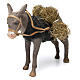 Asino in movimento 24 cm presepe napoletano s2