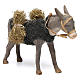 Asino in movimento 24 cm presepe napoletano s3