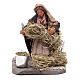 Neapolitan Nativity figurine, woman with sickle, 10 cm s1