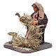 Neapolitan Nativity figurine, woman with sickle, 10 cm s2