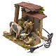 Animated manger scene setting, cowshed 8 cm s6