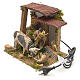 Animated manger scene setting, cowshed 8 cm s3
