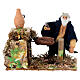 Spanferkelmann 8cm bewegliche Krippenszene s1