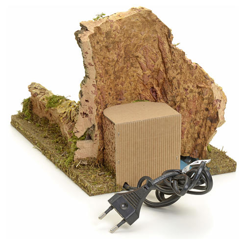 Barca in movimento con pescatore cm 8 4