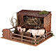 Animated nativity scene figurine, cows in the cattle-shed s2