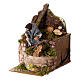 Animated nativity scene figurine, 6cm woodcutter 14x9cm s2