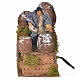 Animated nativity scene figurine, 8cm cooper 14x9cm s1