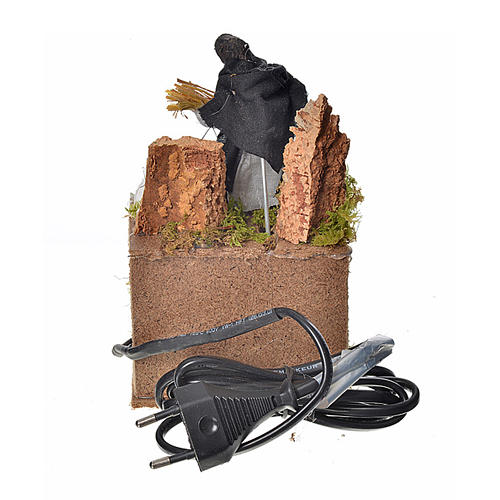 Hirten mit Kaninchen 8cm, bewegliche Szene 4