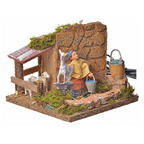Fontanini Pastore con Pecora sulle Spalle per Presepe 9,5cm - Statuine Personaggi in offerta da