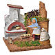 Animated nativity scene figurine, baker, 10 cm s1