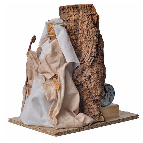 Animated nativity scene figurine, Saint Joseph, 30 cm 2