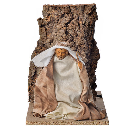 Animated nativity scene figurine, Saint Joseph, 18 cm 1