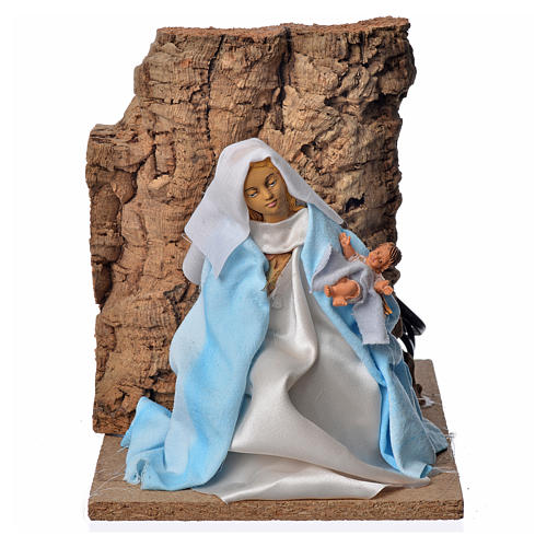 Vierge Marie en mouvement crèche 18cm 1