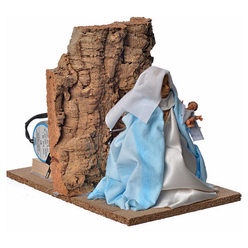 Animated nativity scene figurine, Virgin Mary, 18 cm 3