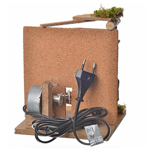 Animated nativity scene figurine, sleeping man, 10 cm 4