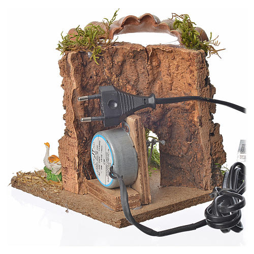 Brebis qui broutent en mouvement crèche 12-18cm 4