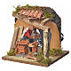 Animated nativity scene figurine, carpenter, 10 cm s1