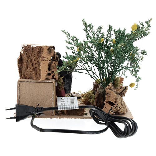 Man picking lemons, 12cm animated nativity 4