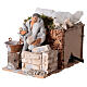 Builder, 8cm animated nativity s6
