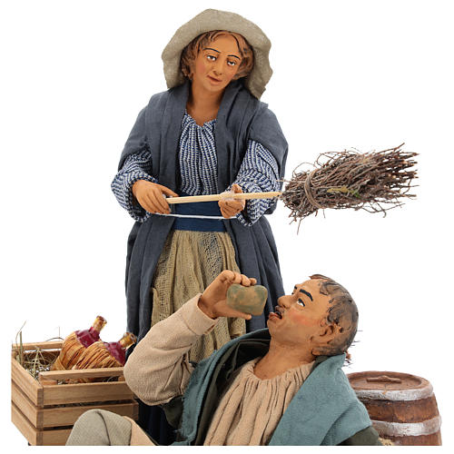 Halloween Floating Broom 110cm - Tanzender Besen Mit Sound