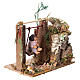 Child on swing, animated nativity figurine 10cm s3