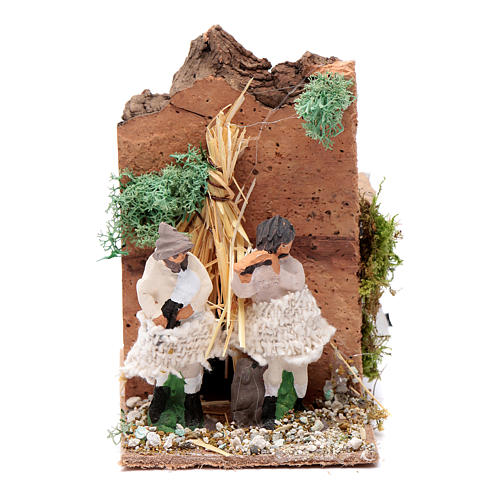 Piper with 2 movements, animated nativity figurine 10cm 1