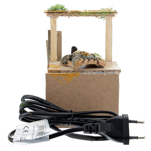 Bread seller, 7cm animated nativity 4