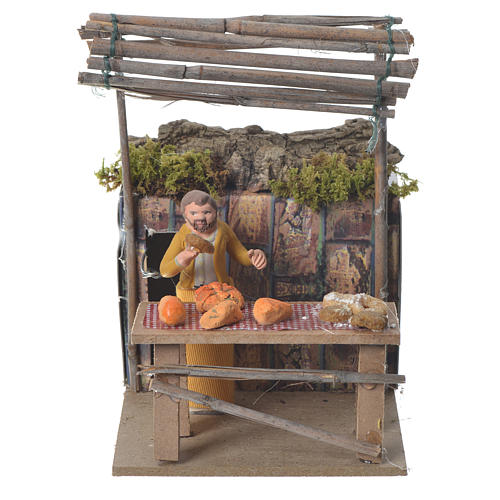 Sweets seller, 7cm animated nativity 1
