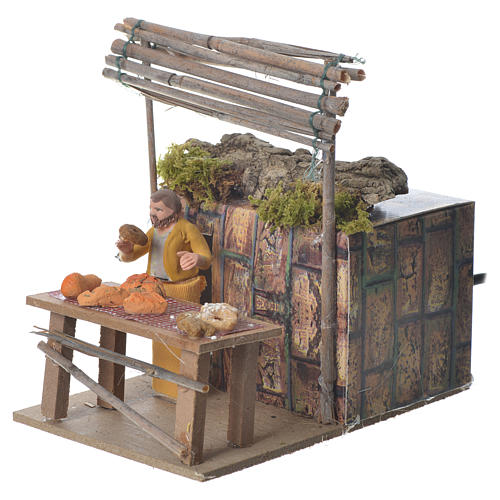 Sweets seller, 7cm animated nativity 2