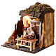 Animated man fixing chairs 10cm Neapolitan Nativity s2