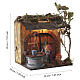 Woman at the well 10cm Neapolitan Nativity, animated figurine s2