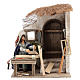 Animated carpenter 10cm Neapolitan Nativity s1