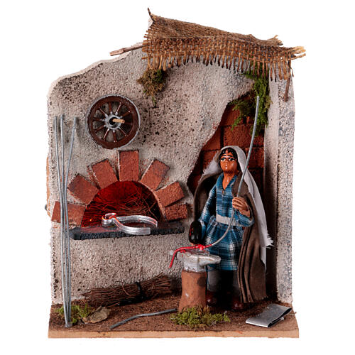 Animated smith 10cm Neapolitan Nativity 1
