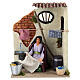 Animated woman hanging clothes 10cm Neapolitan Nativity s1