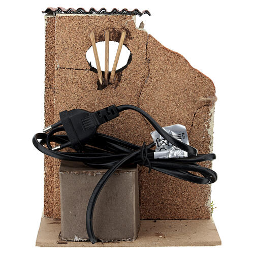 Animated woman hanging clothes 10cm Neapolitan Nativity 4