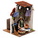 Animated woman hanging clothes 10cm Neapolitan Nativity s3