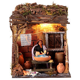 Animated carer 10cm Neapolitan Nativity