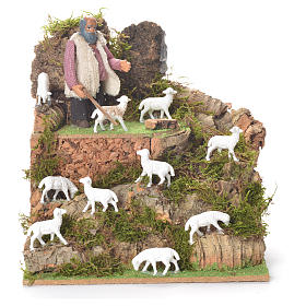 Pasterz owiec 10 cm ruchoma figurka szopki z Neapolu